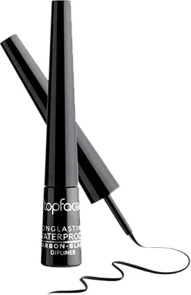 topface LONGLASTING CARBON BLACK DIPLINER - 2.5ml | توب فيس اي لاينر أسود مقاوم للماء - 2.5 مل