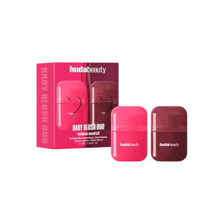 Huda Beauty Baby Blush Duo - Intense Mocktail black cherry