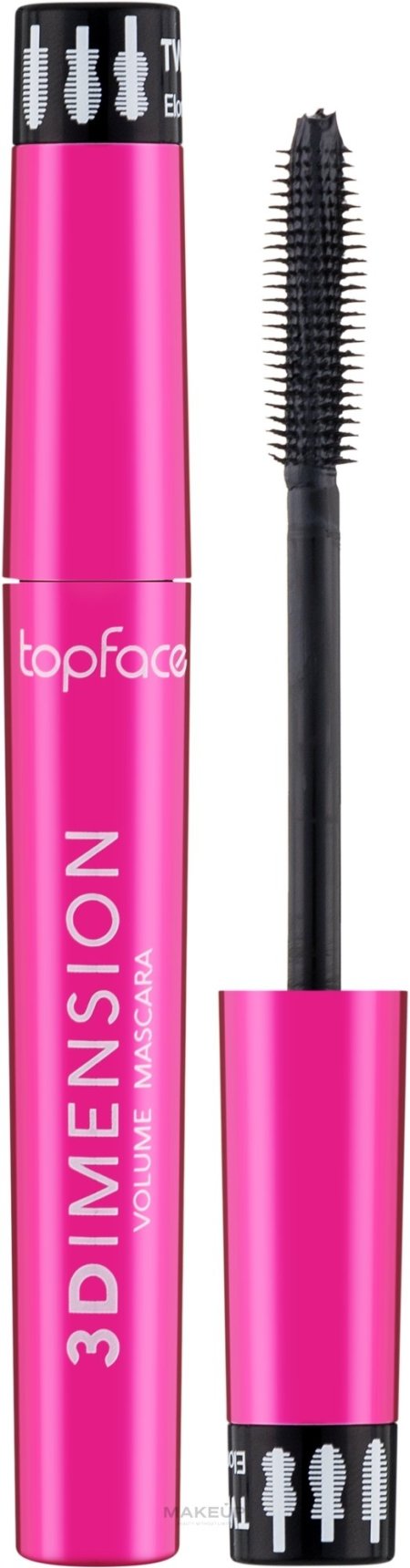 TOPFACE 3D Imension Volume Mascara  توب فيس ثري دي إمنشن فوليوم ماسكارا