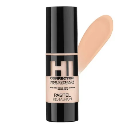 Pastel HI Corrector High Coverage Liquid Foundation  باستيل هاي كوريكتور كريم أساس سائل بتغطية عالية
