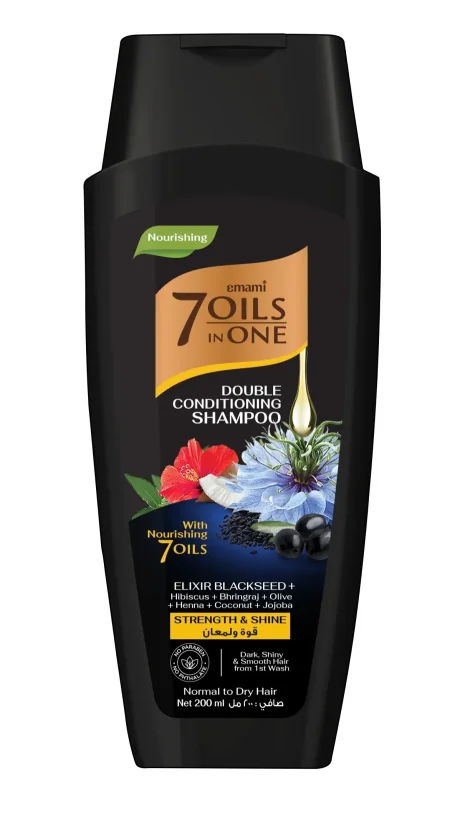 Emami 7 Oils In One Strength & Shine Shampoo – 400ml | إمامي شامبو القوة واللمعان بـ7 زيوت